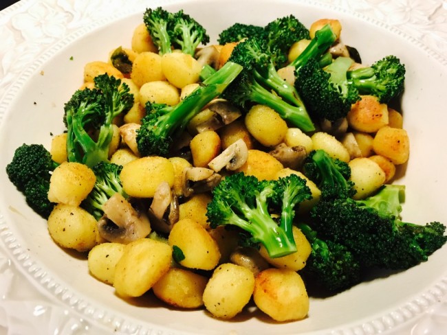 Potatisgnocchi med grönsaker